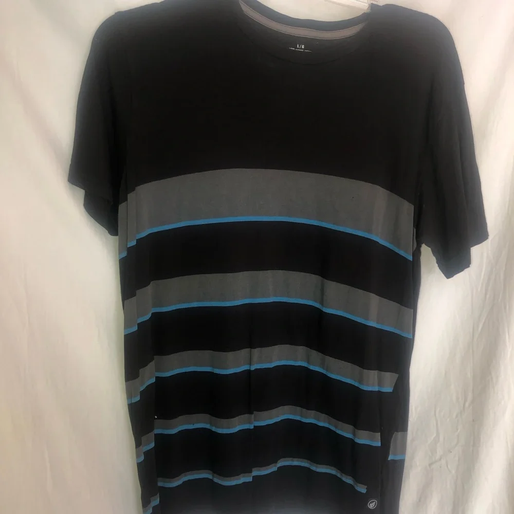 Black and stripe T-shirt volcom - Picture 3 of 8